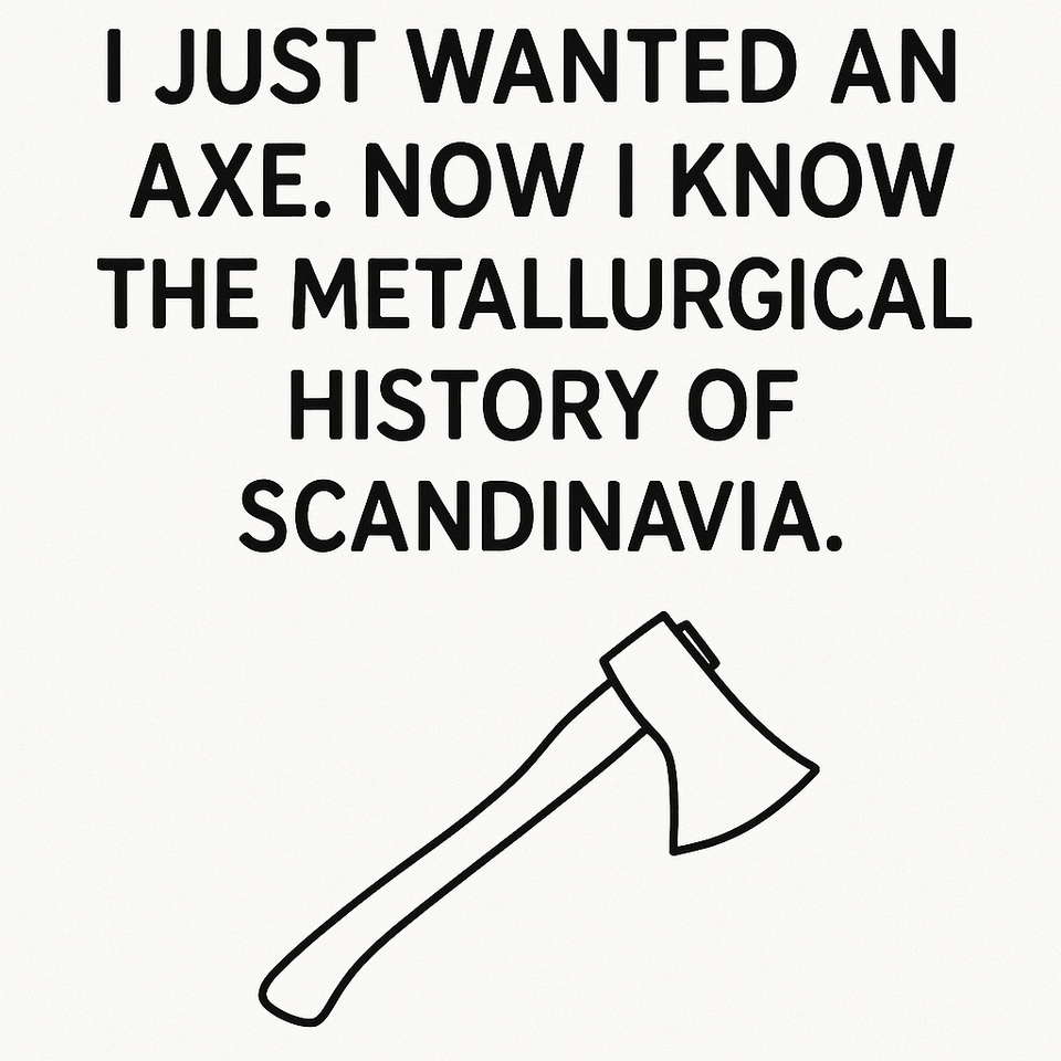I Just Wanted an Axe. Now I Know the Metallurgical History of Scandinavia