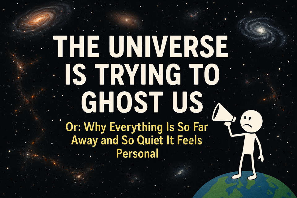 The Universe Is Trying to Ghost Us